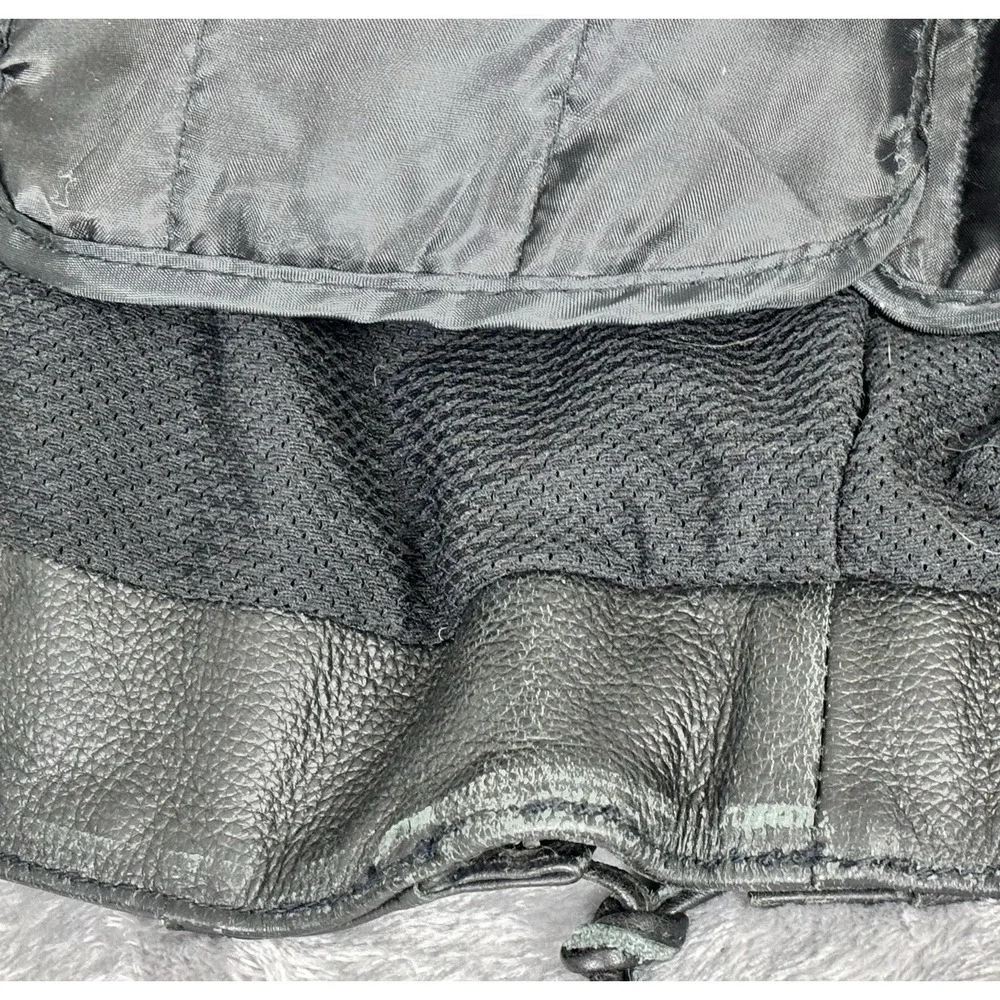 First Classics Women's Leather Motorcycle Jacket Thinsulate Liner M - Picture 9 of 16